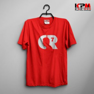 Cr7- Half Sleeve Cotton T-shirt For Men By KHAN Printing Museum